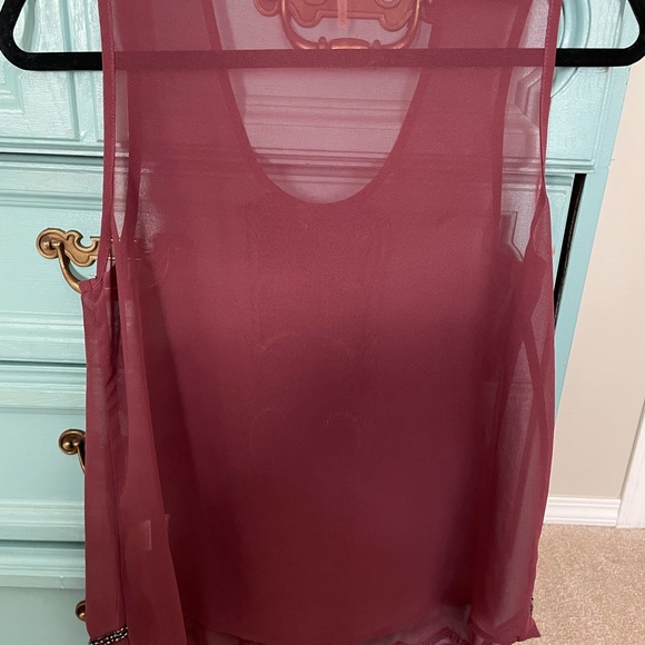 Size M Temperance sheer top. - Picture 5 of 6